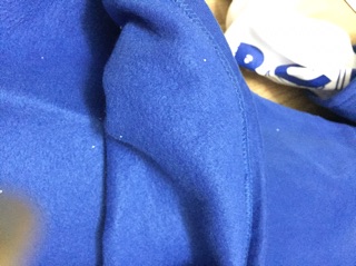 Hoodie Xanh mũ trắng