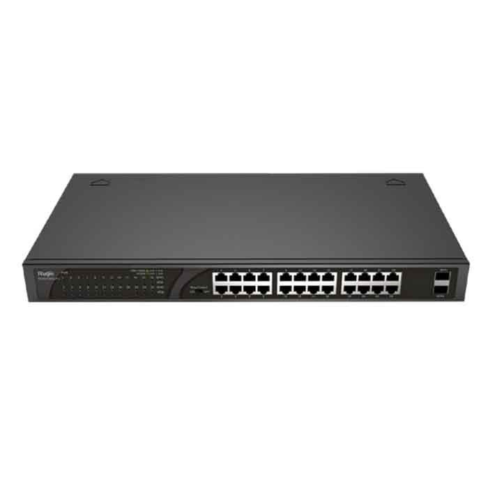 Thiết bị mạng Switch Ruijie Reyee RG-ES126G-LP-L 24-Port Gigabit Unmanaged Switch