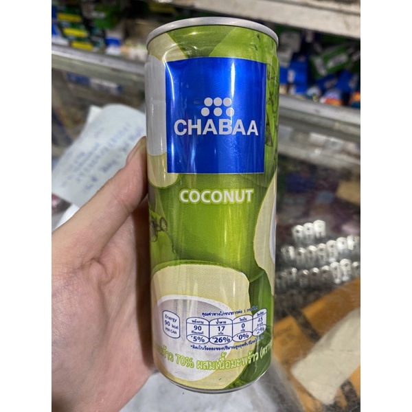 Nước Dừa Chabaa Thái Lan Lon 230ml