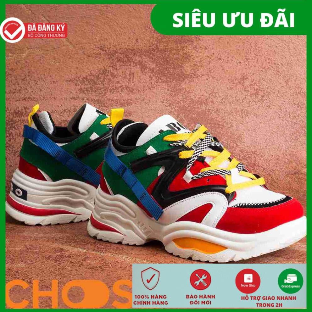 Giày Nam ULZZANG Choose Phối Màu Tăng Chiều Cao Đế Đúc Nguyên Khối G37K1