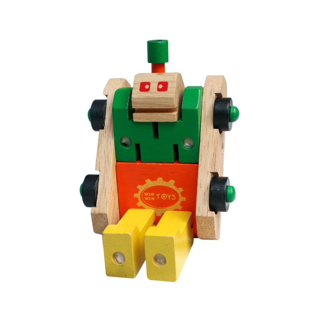 Xe tăng biến hình robot - Đồ chơi gỗ Winwintoys