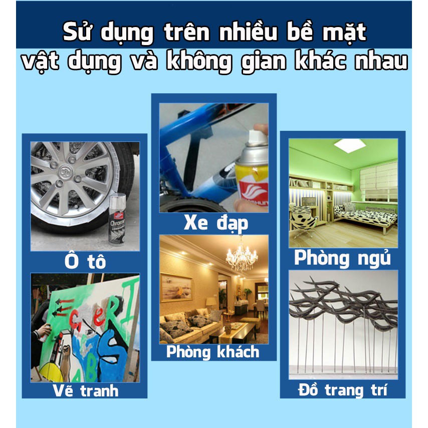 [Mã LIFEAUMAY giảm 10% tối đa 30k đơn 150k] Sơn Xịt Cầm Tay, Sơn Xe Ô Tô Haoshun Nhiều Màu Tiện Lợi Dung Tích 400ml