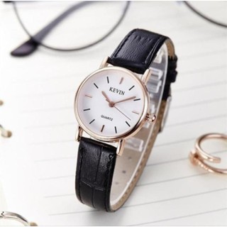 Đồng Hồ Nữ Cao Cấp Kevin Quartz Dây Da, Mặt Kính Chống Xước, Chống Nước 3 ATM