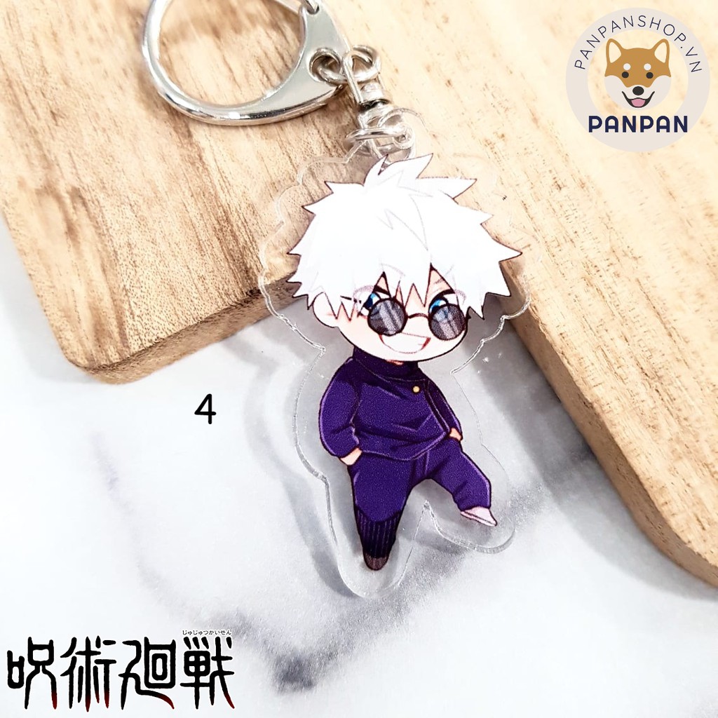 Móc Khoá Anime Mica Acrylic Jujutsu Kaisen Thả Tim (5m)