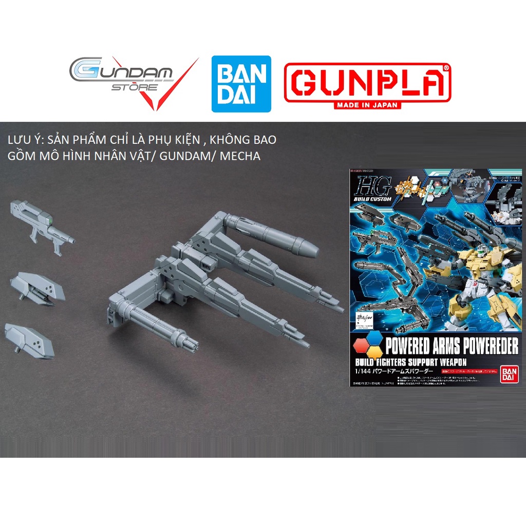 Mô Hình Gundam HG POWERED ARMS POWEREDER Bandai 1/144 HGBF Build Fighters Đồ Chơi Lắp Ráp Anime Nhật [ PHỤ KIỆN ]