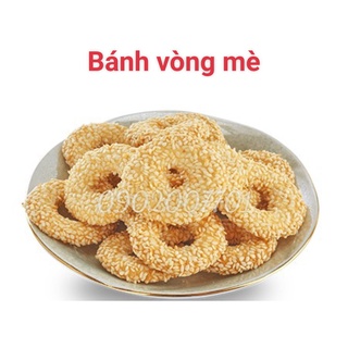 Bánh vòng mè thơm ngon 100g/200g/500g- đồ ăn vặt