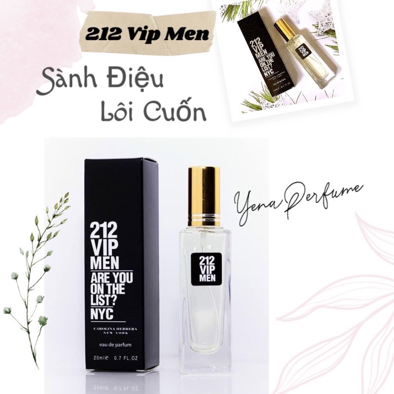 [ Chuyên Sỉ ] Nước Hoa Nam Sành Điệu Lôi Cuốn 212 VIP MEN 20ml