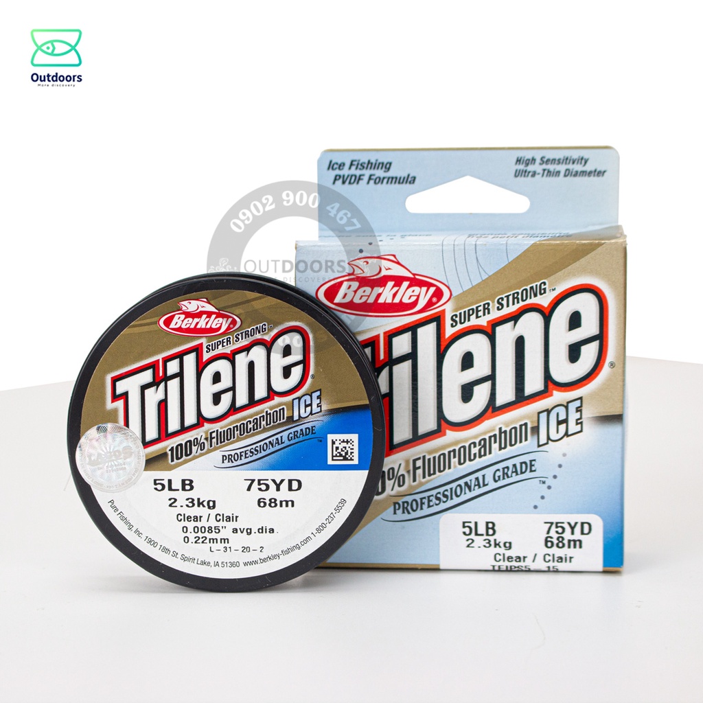 Dây cước câu cá siêu bền Berkley Trilene FL ICE 75yd