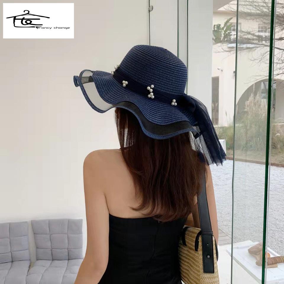 Nón Rộng Vành Che Nắng Phong Cách Hàn Quốc Dễ Phối Đồ Cho Nữ