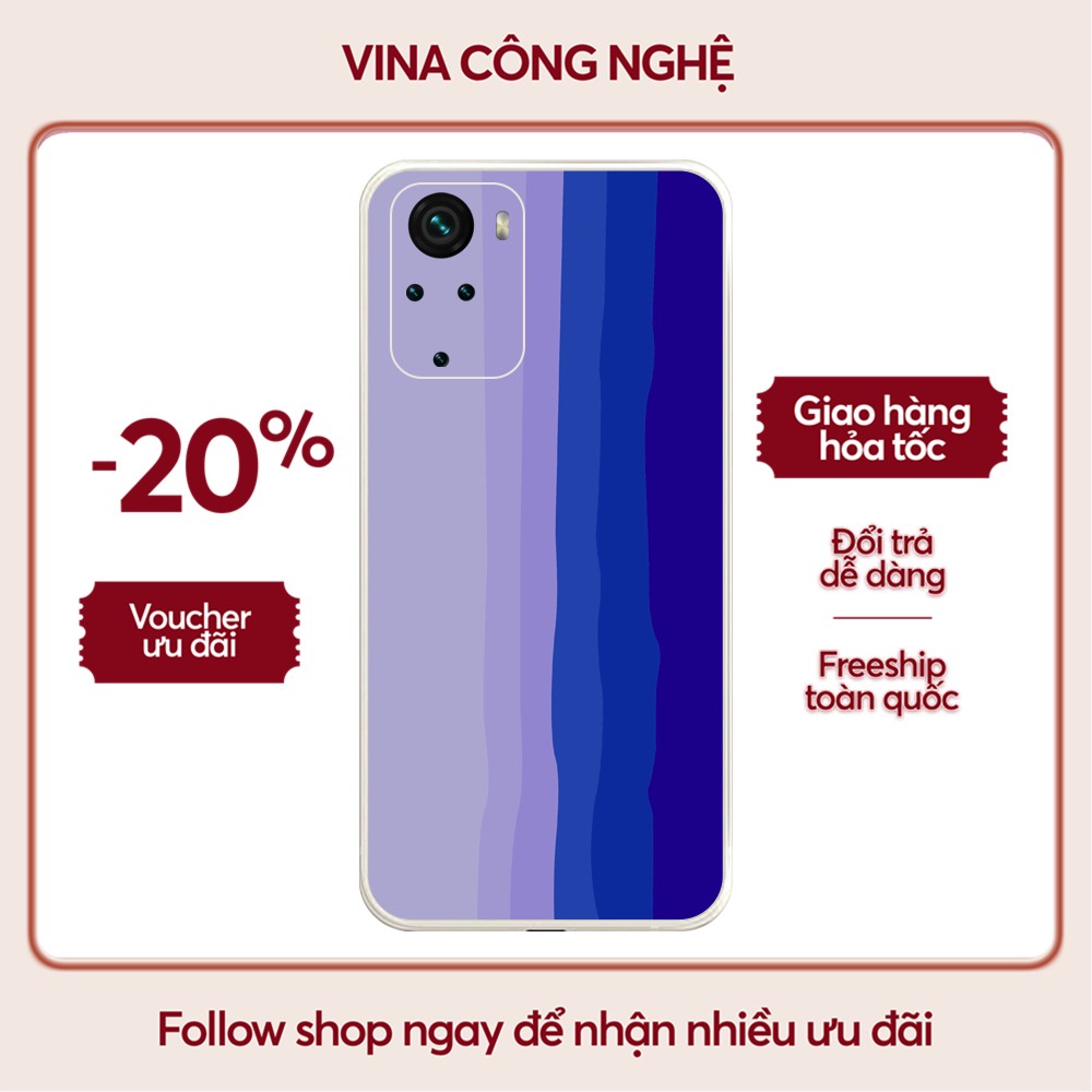 Ốp lưng Xiaomi Redmi 10/Redmi 9T/Poco X3/....dẻo cạnh vuông bảo vệ camera hình Cầu vồng