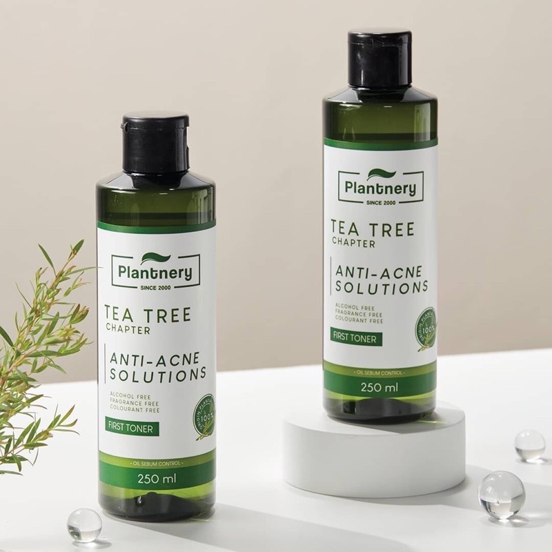 Combo chiết xuất tràm trà Plantnery tea tree Set dành cho da dầu mụn