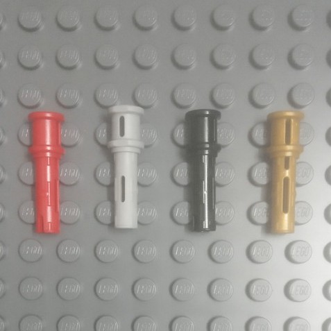 Đồ Chơi Chính Hãng Technic, Pin 3L with Friction Ridges and Stop Bush