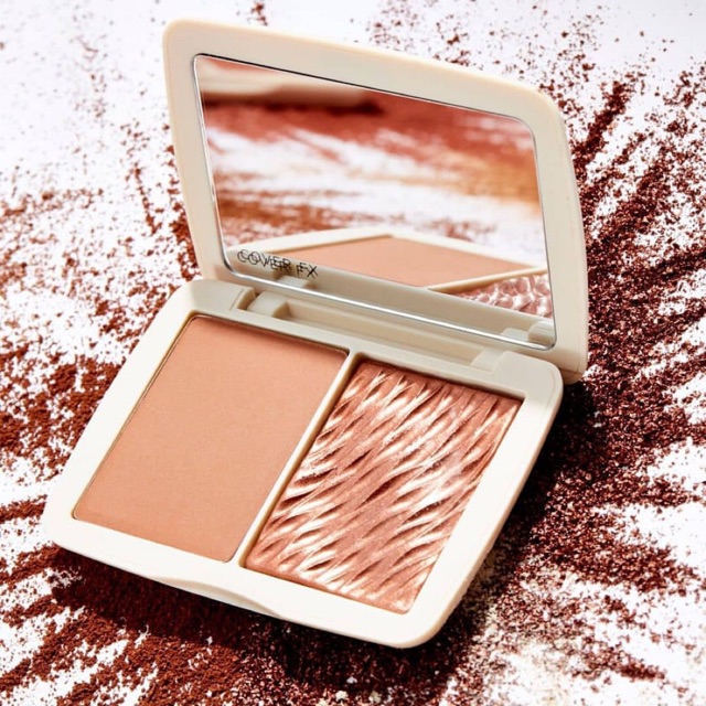 Cover FX- Phấn Tạo Khối Đôi- Monochromatic Matte + Shimmer Bronzer Duo 14,5g