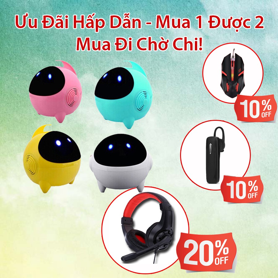 {Video Review} Loa Robot Phi Hành Gia USB 2.0 Loa Stereo Âm Thanh Vòm 3D Cho Điện Thoại, Máy Tính, Tablet