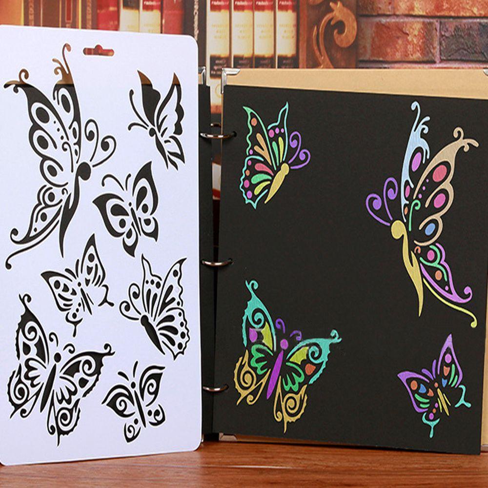 Set 1 Khuôn Cắt Giấy Hình Bướm Trang Trí Scrapbook