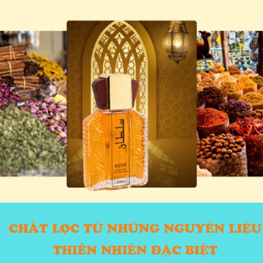 Nước hoa Sultan 100ml tinh dầu nước hoa Dubai nước hoa nam thơm lâu nam tính dầu thơm nam  A210 | BigBuy360 - bigbuy360.vn