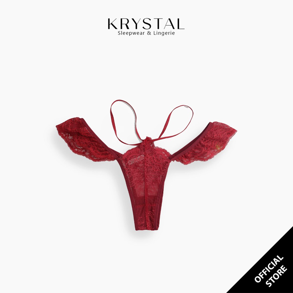 Quần lót ren Cánh Tiên sexy gợi cảm lưng vừa cạp ngắn KRYSTAL KQ08 | BigBuy360 - bigbuy360.vn