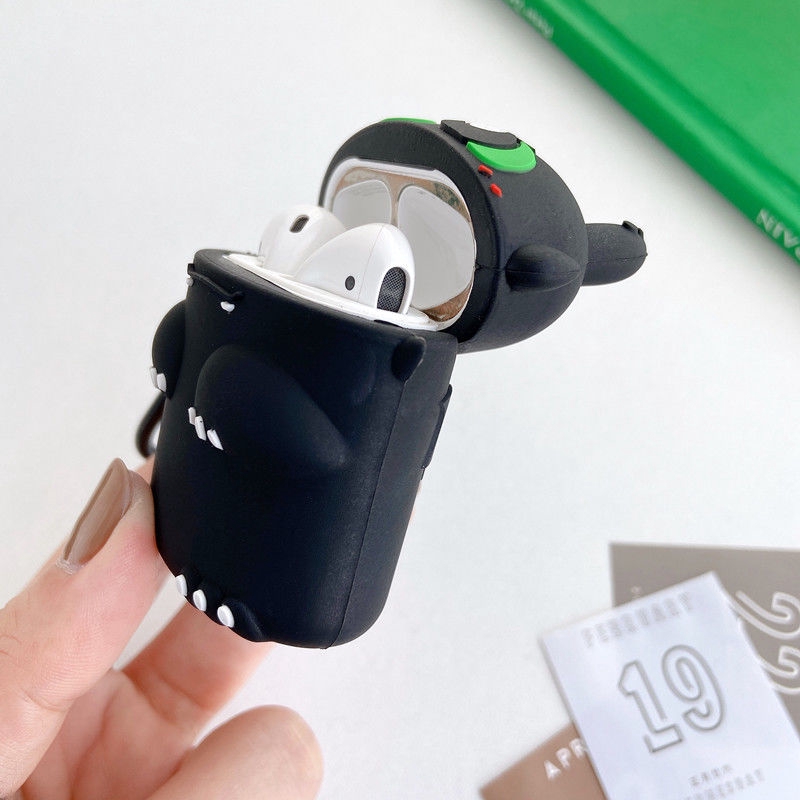 Vỏ Bảo Vệ Hộp Đựng Tai Nghe Airpods 1 / 2 Hình Rồng Con Đáng Yêu