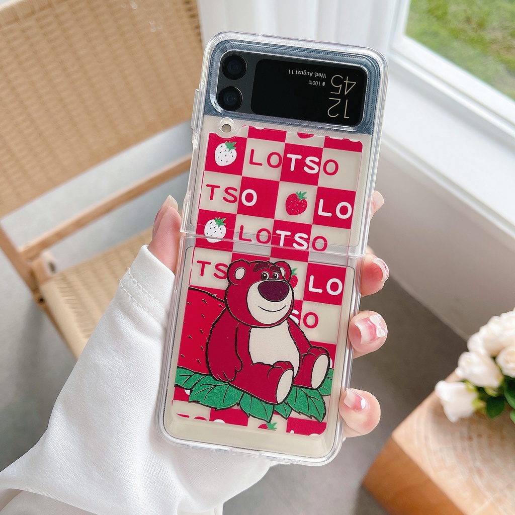 Ốp Điện Thoại Chống Sốc Họa Tiết Hoạt Hình Cho Samsung Z Flip 3 5G zflip3