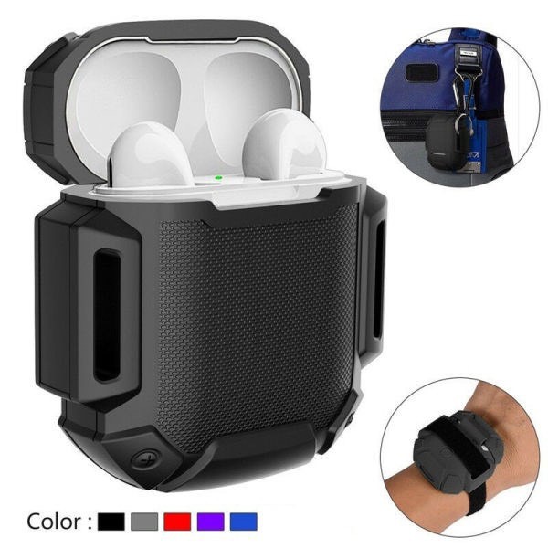 [Mã ELFLASH5 giảm 20K đơn 50K] Ốp Airpod Đeo tay chạy bộ chất liệu silicone dày tặng 3 món phụ kiện kèm theo