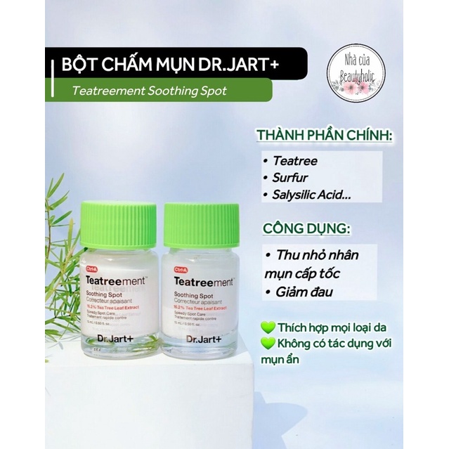 Chấm mụn DR.JART TEATREEMENT SOOTHING SPOT