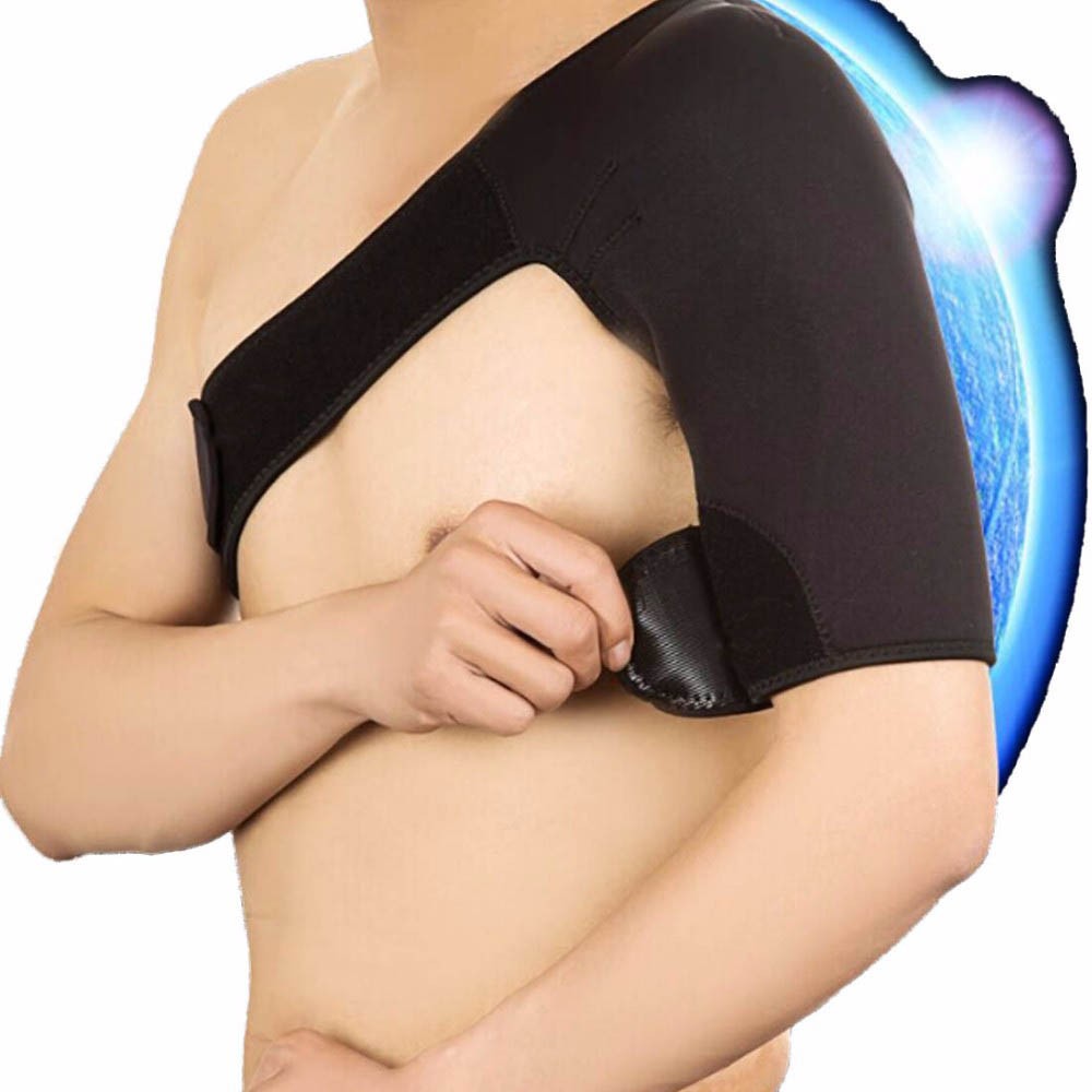 Đai đeo bảo vệ vai thoáng khí màu đen