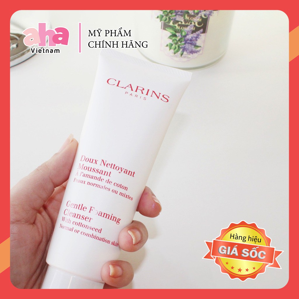 Sữa Rửa Mặt Dành Cho Da Thường Và Da Hỗn Hợp Clarins Gentle Foaming Cleanser 30ml hoặc 50ml | BigBuy360 - bigbuy360.vn