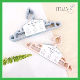 Móc treo quần áo trẻ em ⭐️ FREE SHIP ⭐️Set móc phơi quần áo trẻ em nhựa cao cấp Nhật