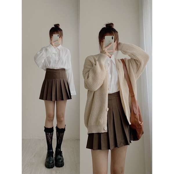 Áo cardigan len dệt kim 256