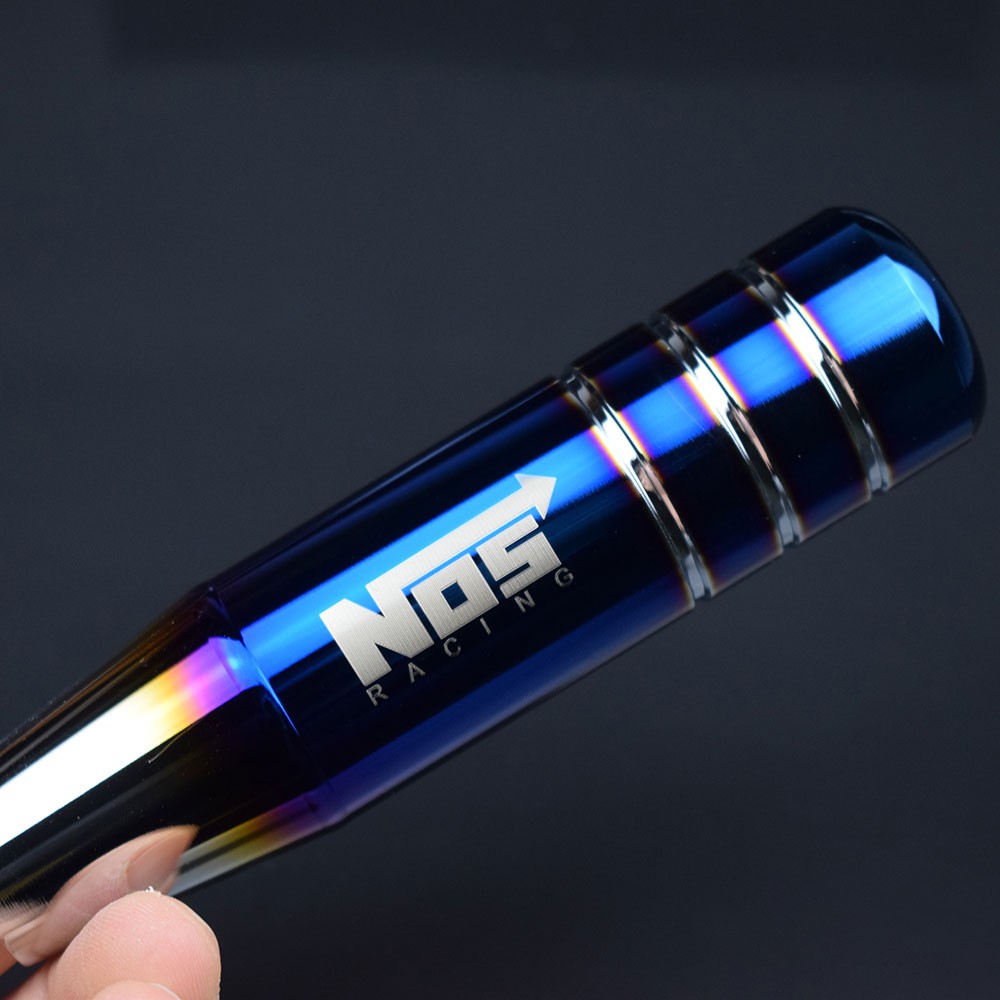 Núm Gạt Chuyển Số Xe Hơi / Xe Tải Bằng Nhôm Màu Xanh Dương Cháy 13CM Thông Dụng