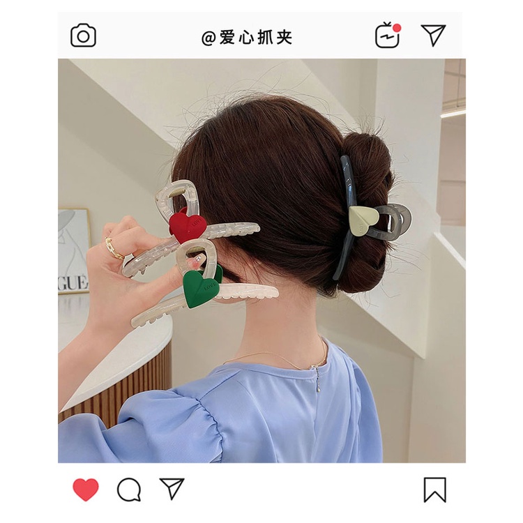 Kẹp Tóc Hình Cá Mập Bằng Acrylic Cỡ Lớn Thời Trang Mùa Hè