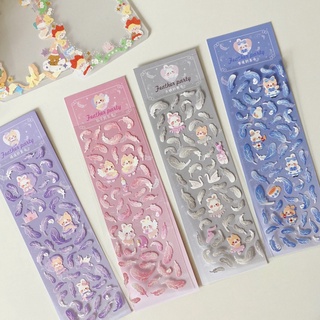 Stickers lông vũ decor toploader/ polcols