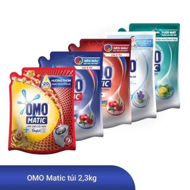 Nước giặt OMO Matic các loại 2.3kg và 2kg