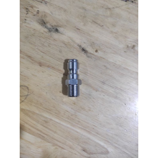 Đầu đực nối nhanh ren nhuyễn ngoài 13mm