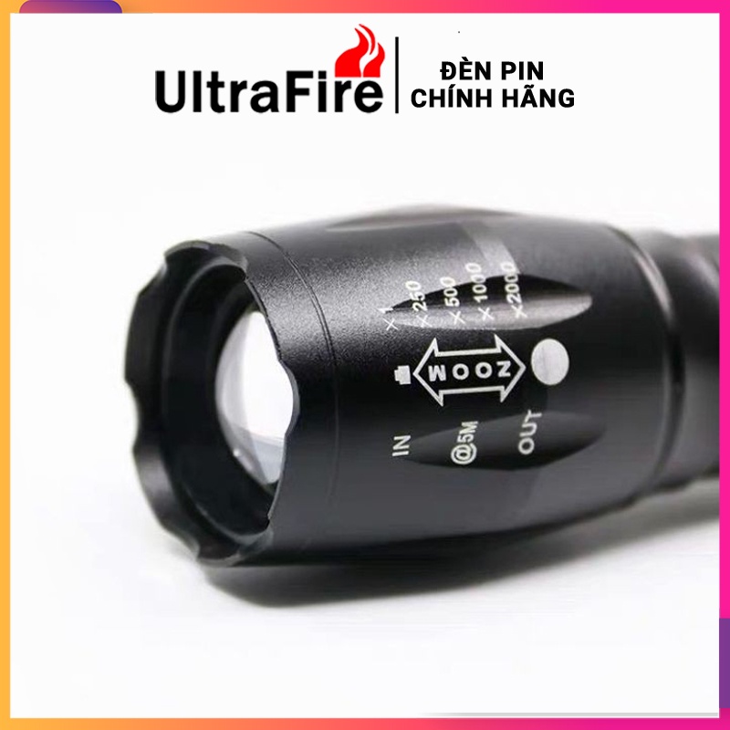 Đèn pin cầm tay ⭐ Đèn pin siêu sáng Ultrafire Xml T6 ⭐ chiếu xa chống nước tuyệt đối - Bảo hành uy tín | BigBuy360 - bigbuy360.vn