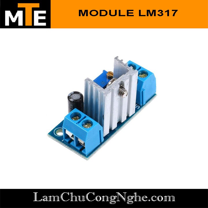 Mạch nguồn hạ áp LM317 - Module nguồn có điều chỉnh điện áp