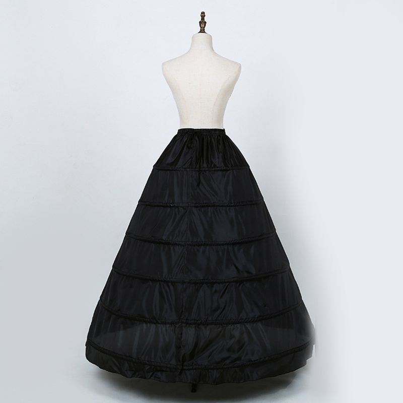 Đầm Cưới 6 Vòng Màu Đen Phong Cách Vintage Cho Nữ