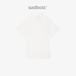 Áo polo SADBOIZ Lowkey White