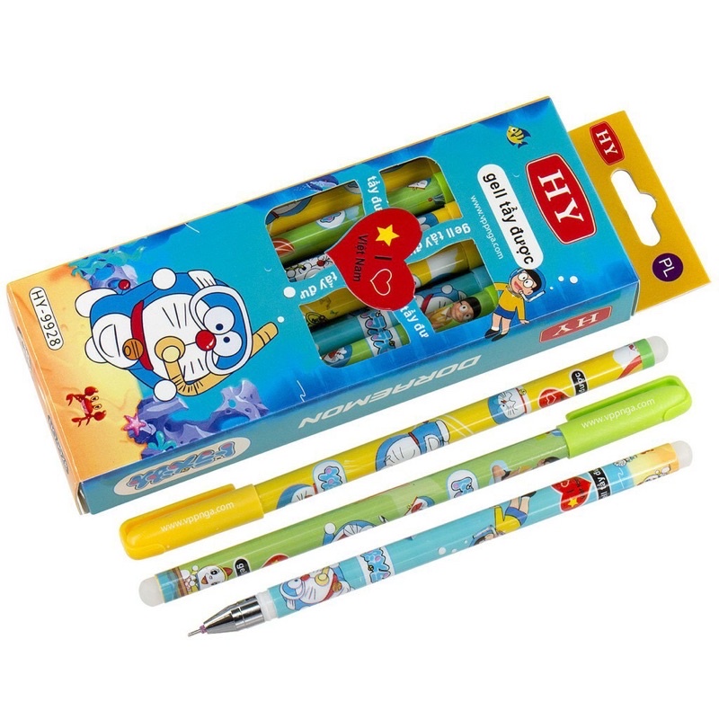 Bút Doraemon Viêt xóa được, Bút Gel Tẩy