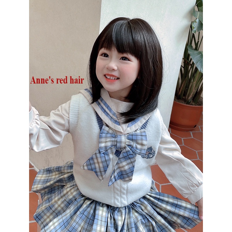 Bộ Tóc Giả Dài Xoăn Phong Cách Công Chúa Dễ Thương Dành Cho Bé Gái