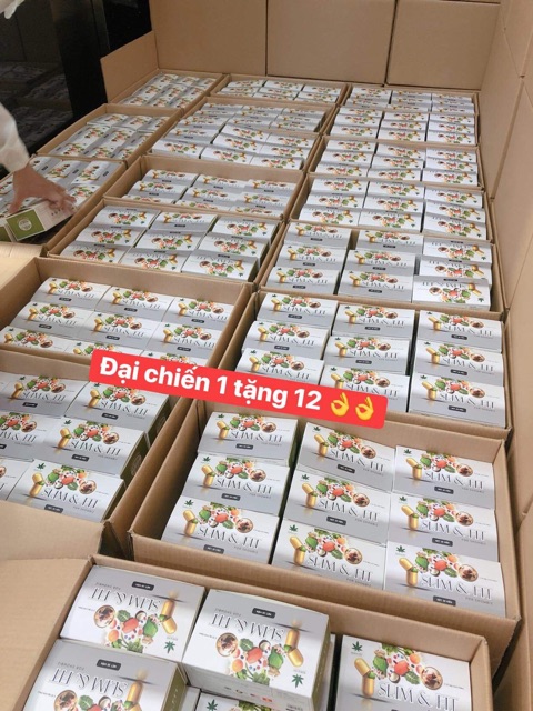 Giảm cân SLIM&FIT nâng cơ mông( tăng kèm 12 gói detox hoa quả sấy)hàng bao chuẩn cty 100% | BigBuy360 - bigbuy360.vn