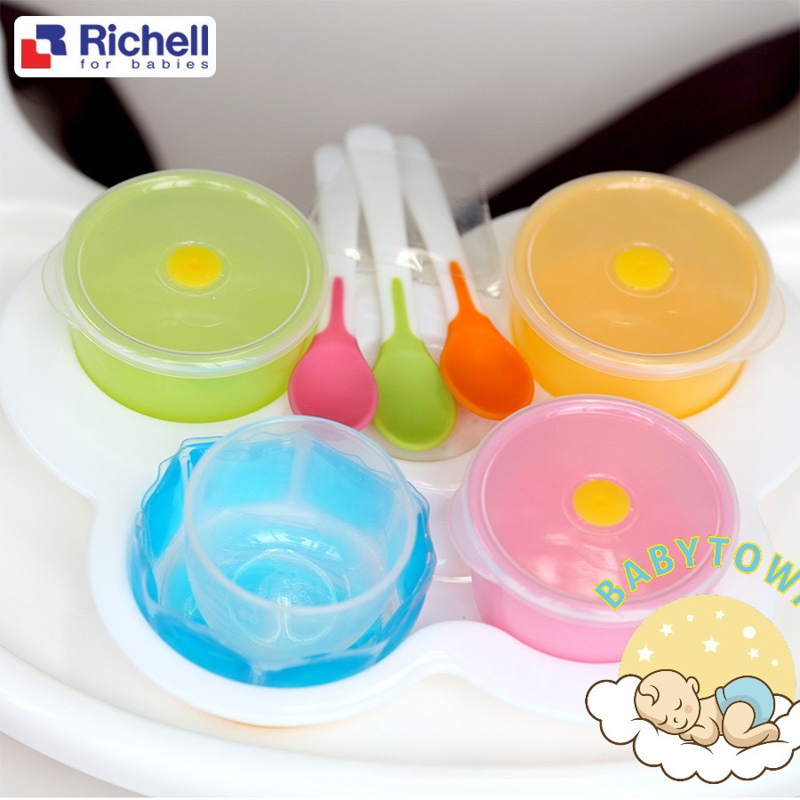 [ Chính hãng ] Bộ ăn dặm khởi đầu Richell