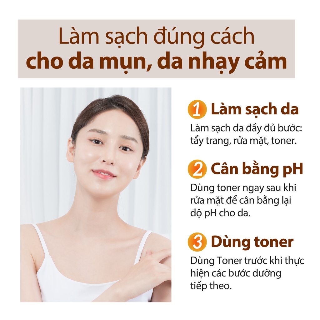 Nước Hoa Hồng Toner Hoa Cúc & AHA Ngừa Mụn, Giảm Dầu Dành Cho Da Dầu Mụn MILAGANICS 250ml (Chai)