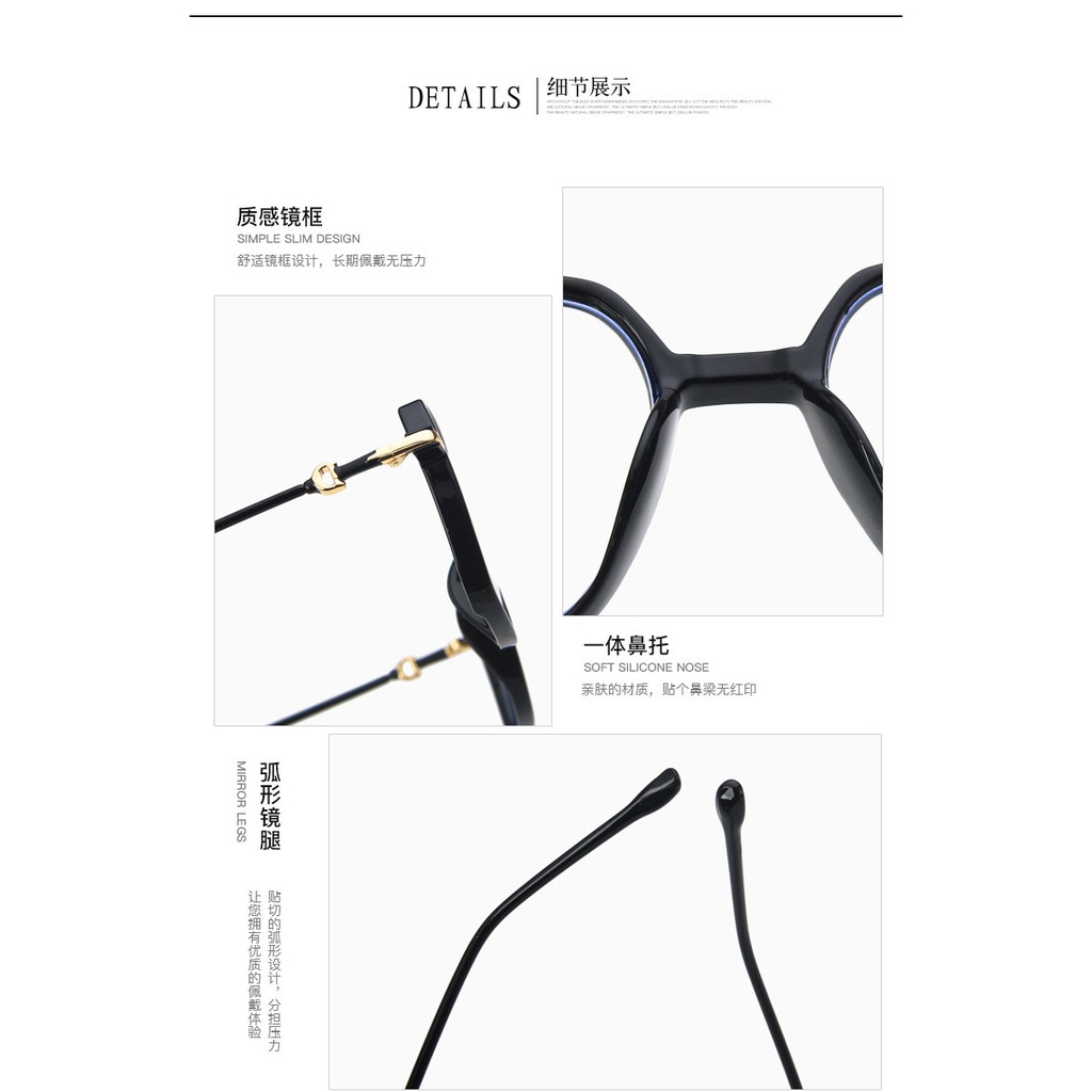 Mắt Kính Giả Cận Nữ Thời Trang Hàn Quốc 2021 Tròng kính trong suốt gọng kim loại_MS05 | BigBuy360 - bigbuy360.vn