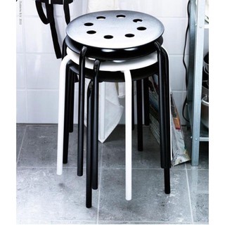 Ghế tròn trắng MARIUS IKEA