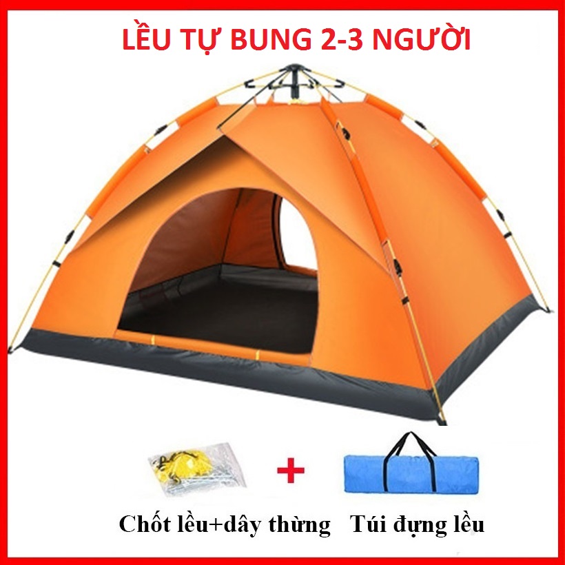 Lều cắm trại, lều du lich dã ngoại, câu cá 2- 5 người, dễ dàng gập mở, đóng gói nhỏ gọn, thuận tiện