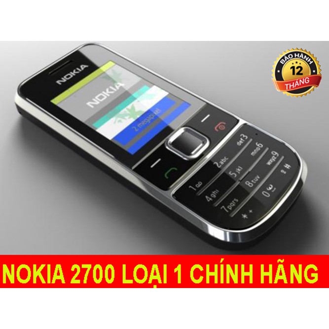 Điện Thoại Cổ NOKIA 2700 Chính Hãng Đầy Đủ Phụ Kiện