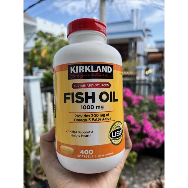 Dầu cá fish oil 400v date như hình