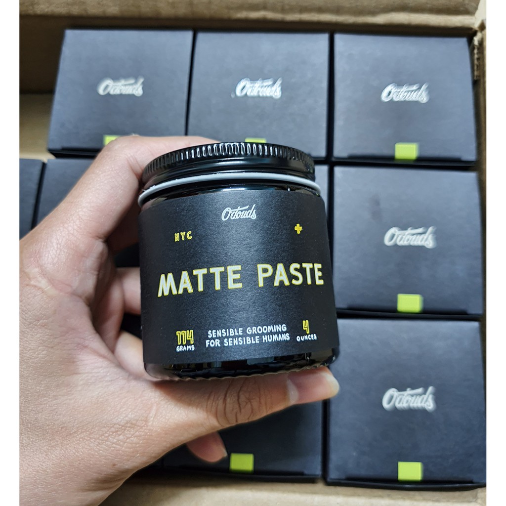 Sáp Vuốt Tóc Nam O'DOUDS Matte Paste 114g - Hàng Chính Hãng + Xịt Dưỡng Tóc AZENMAN Parana 20ml + Lược Chải Tóc Texture