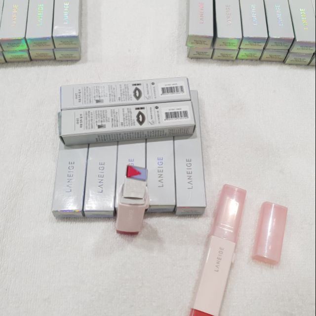 Son dưỡng môi Laneige 2 màu 01_03_04 ( Mặt nạ ngủ môi + Lì)